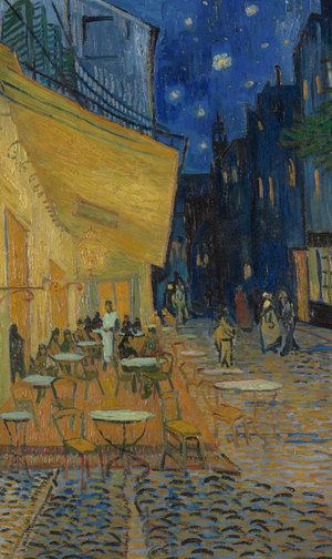 Vincent van Gogh, Caféterras bij nacht (Place du Forum), 1888, Kröller-Müller Museum, Otterlo